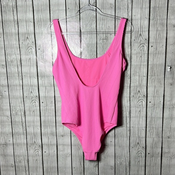 Aerie textured low back cheeky swimsuit size XL Long - Picture 8 of 14